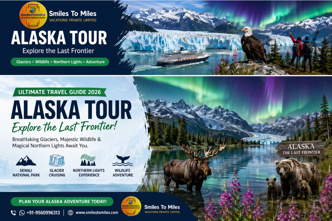 Ultimate Alaska Tour Guide 2026 – Explore the Last Frontier with Smiles To Miles Vacations Pvt. Ltd.
